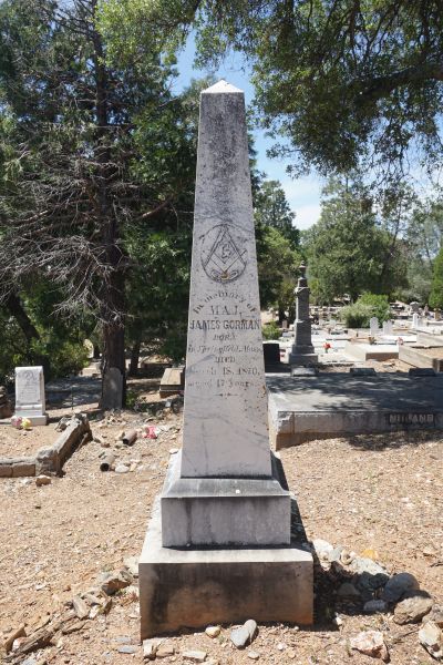 [Picture of Maj James Gorman grave]